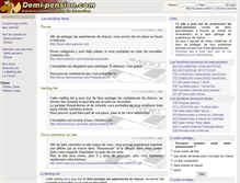 Tablet Screenshot of demi-pension.com